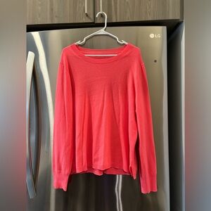 J. Crew 100% Cashmere Pink Sweater XL